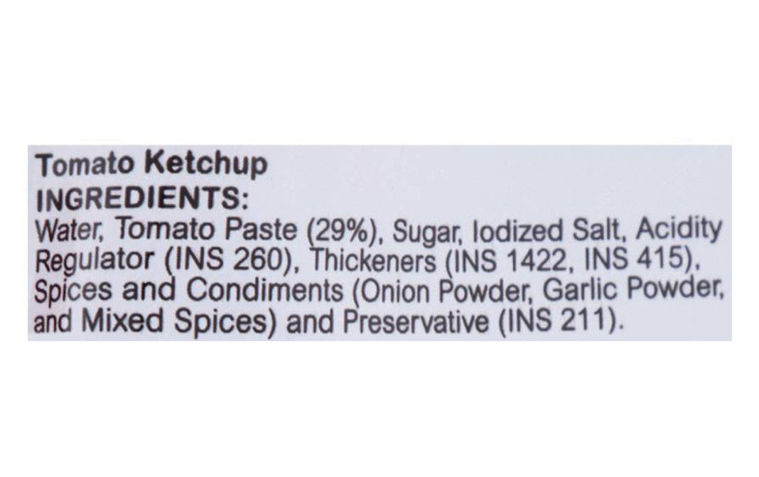 Del Monte Tomato Ketchup Original Blend 500 gm Reviews Ingredients
